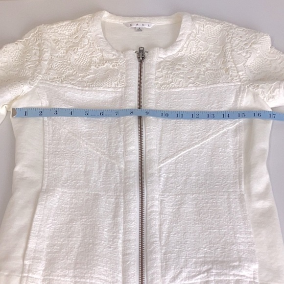 CAbi Lace and Crocheted 2 Piece Set Blazer, Women’s Size Sm. - Picture 13 of 16